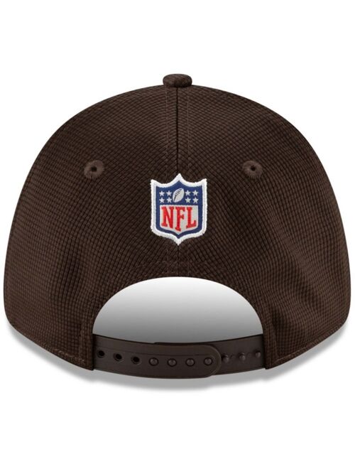 New Era Youth Girls and Boys Brown Cleveland Browns 2021 NFL Sideline Home Historic 9Forty Adjustable Hat