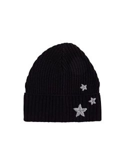 Embroidered Peak Beanie