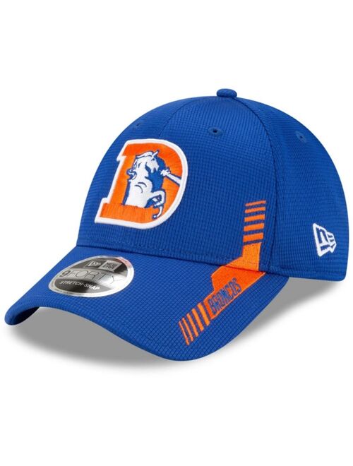 New Era Youth Girl's and Boy's Royal Denver Broncos 2021 NFL Sideline Home 9Forty Adjustable Hat