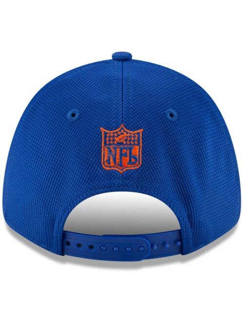 New Era Youth Girl's and Boy's Royal Denver Broncos 2021 NFL Sideline Home 9Forty Adjustable Hat