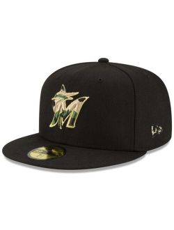 Miami Marlins Woodland Fill 59FIFTY Cap