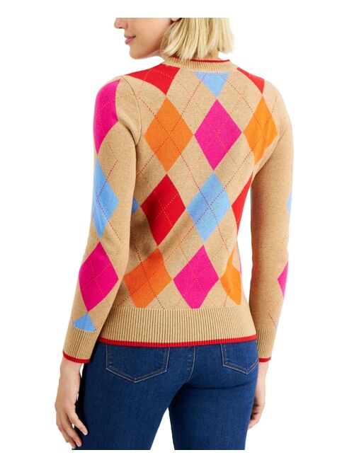 Charter Club Argyle Sweater, Created for Macy's