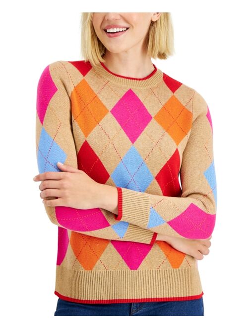 Charter Club Argyle Sweater, Created for Macy's