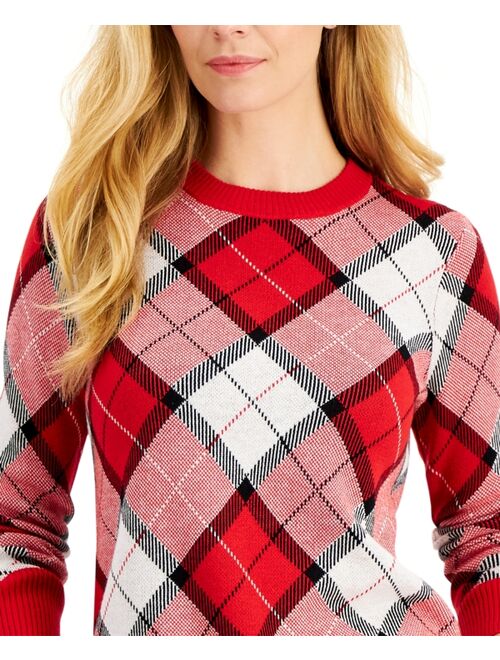 Buy Charter Club Plaid Sweater, Created for Macy's online Topofstyle
