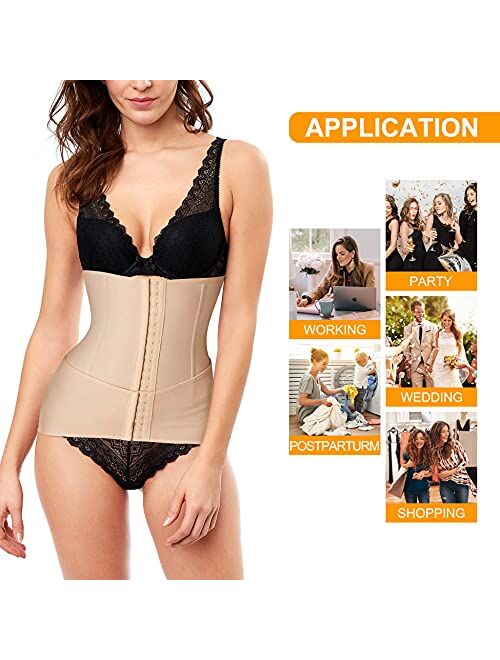 RDSIANE 2 in 1 Postpartum Belly Wrap Girdle C-section Recovery Belly Belt Pelvis Belt Waist Trainer Tummy Control for Women