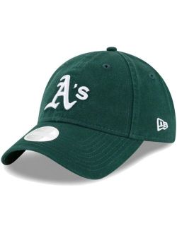 Women's Green Oakland Athletics Logo Core Classic Twill Team Color 9TWENTY Adjustable Hat