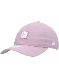Women's Purple Oakland Athletics Mini Patch Adjustable Hat
