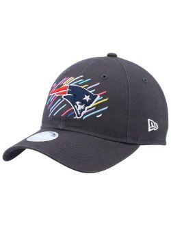 Women's Charcoal New England Patriots 2021 NFL Crucial Catch 9TWENTY Adjustable Hat