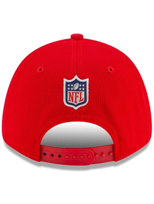 New Era Youth Girls and Boys Red, Black Kansas City Chiefs 2021 NFL Sideline Home 9Forty Adjustable Hat