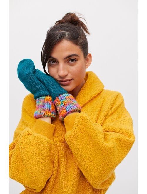 Urban outfitters Space-Dye Colorblock Mitten