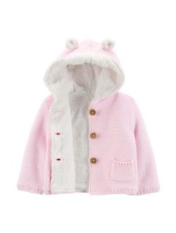Baby Carter's Sherpa Hooded Cardigan