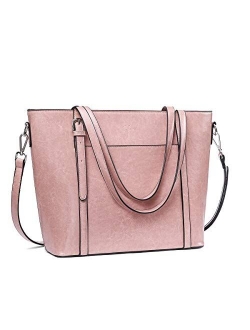 Purses and Handbags for Women Vintage Leather Large Work Briefcase Tote Fashion Ladies Top Handle Shoulder Bag