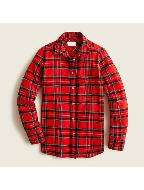J.Crew Classic-fit flannel shirt in Good Tidings plaid