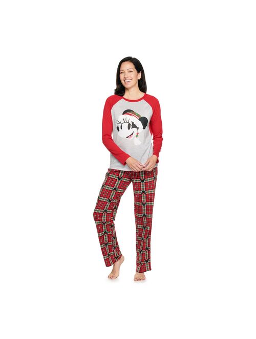 Disney 's Minnie Mouse Women's Mickey Family Pajama Set by Jammies For Your Families®