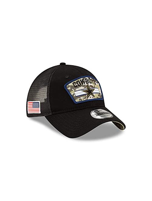 New Era Men's NFL 2021 Salute to Service Trucker 9TWENTY Adjustable Hat