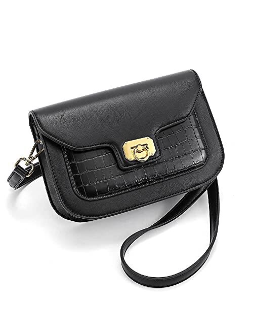 CLUCI Crossbody Bag For Women Designer Fashion Travel Purse Ladies Small Adjustable Leather Shoulder Handbag