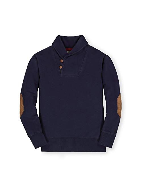 Hope & Henry Boys' Long Sleeve Half-Zip Pullover in French Terry