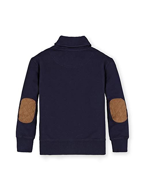 Hope & Henry Boys' Long Sleeve Half-Zip Pullover in French Terry