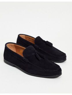 tassel loafer in navy