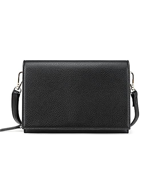 CLUCI Crossbody Bag for Women Small Purses with Adjustable Strap Vegan Leather Flap Lightweight Shoulder Handbags