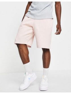 oversized shorts in pink