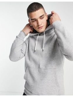 slim hoodie in gray