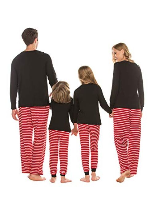 Ekouaer Matching Family Pajamas Set Christmas Pjs Long Sleeve Holiday Sleepwear