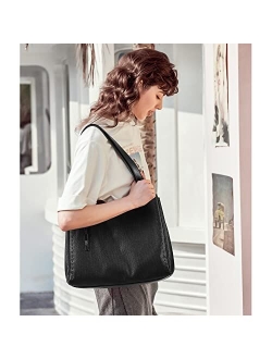 Tote Bags for Women Large Capacity Handbags Vegan Leather Shoulder Bag Fashion Purses
