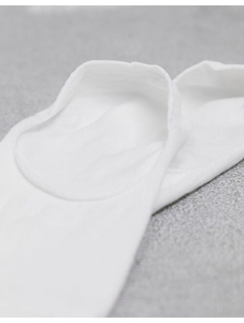 River Island invisible liner socks in white