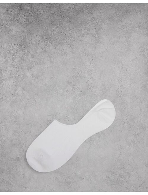 River Island invisible liner socks in white