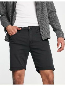 Intelligence 5 pocket shorts in black