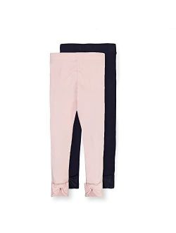 Girls' Jersey Legging with Bow (Set of 2)