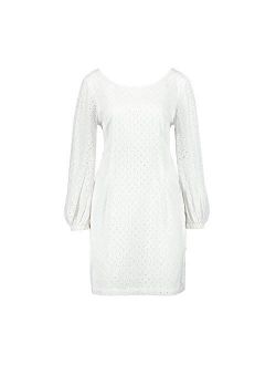 Women's Long Sleeve Spring Dress with Sleeve Details