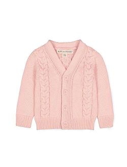 Layette Cable Cardigan