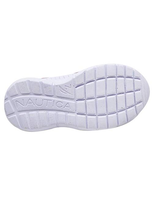 Nautica Kids Girls Metallic Fashion Sneaker Lace-Up Athletic Running Shoe I kappil I (Big Kid - Little Kid - Toddler)
