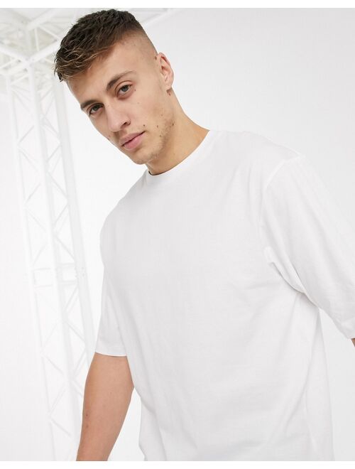 River Island oversized t-shirt in white
