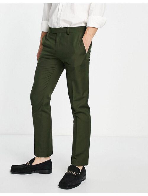 River Island suit pants in green
