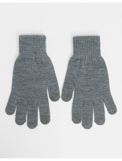 Jack & Jones gloves in gray