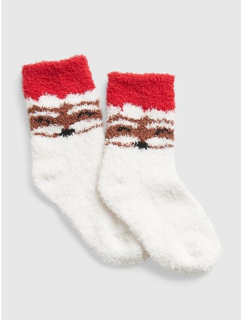 GAP Toddler Cozy Santa Crew Socks
