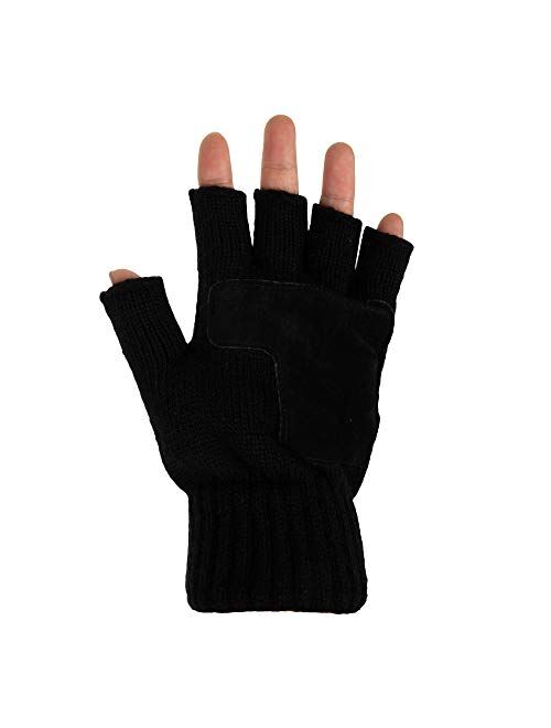 Levi's Men's Knit Fingerless Gloves