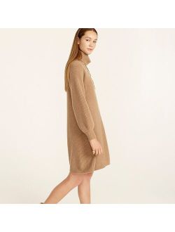 Wool and recycled-cashmere turtleneck sweater-dress