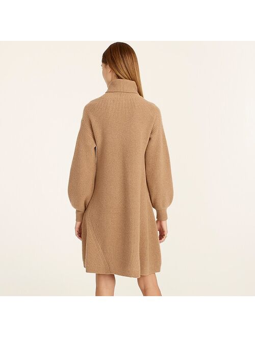 J.Crew Wool and recycled-cashmere turtleneck sweater-dress