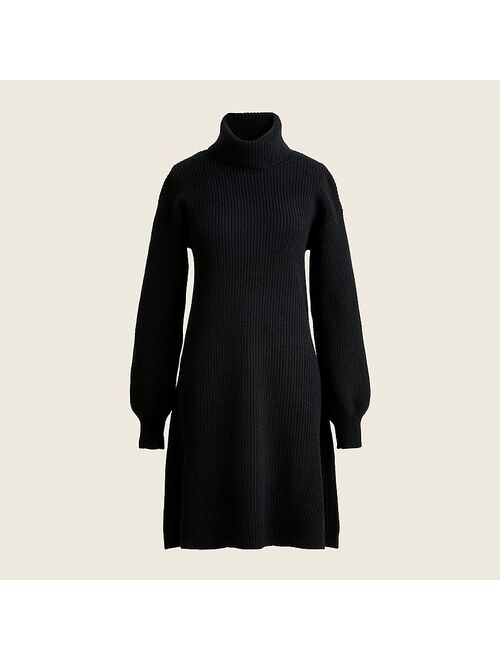 J.Crew Wool and recycled-cashmere turtleneck sweater-dress
