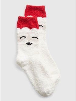 Kids Cozy Santa Socks