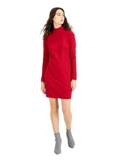 Serenity Mock-Neck Fitted Knit Dress, Created for Macy's