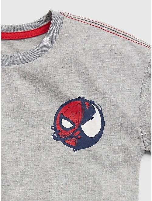 GapKids | Marvel Spider-Man 100% Recycled Polyester 2-In-1 Graphic PJ Set