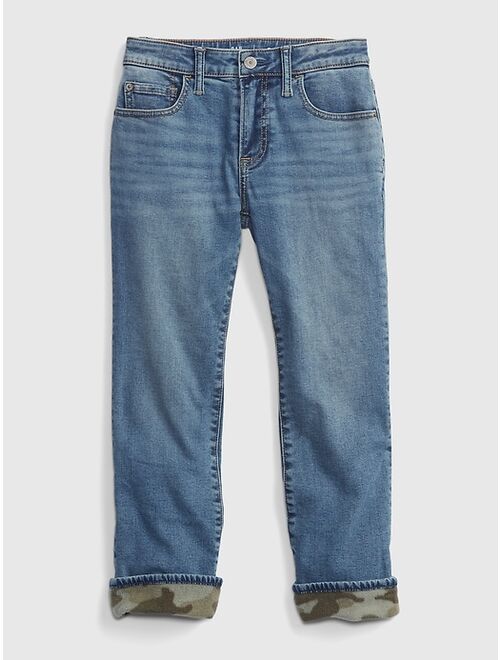 GAP Kids Lined Straight Jeans with Washwell ™