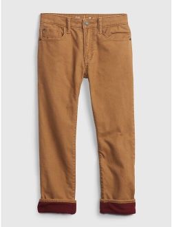 Kids Lined Straight Jeans with Washwell ™