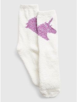 Kids Cozy Unicorn Socks