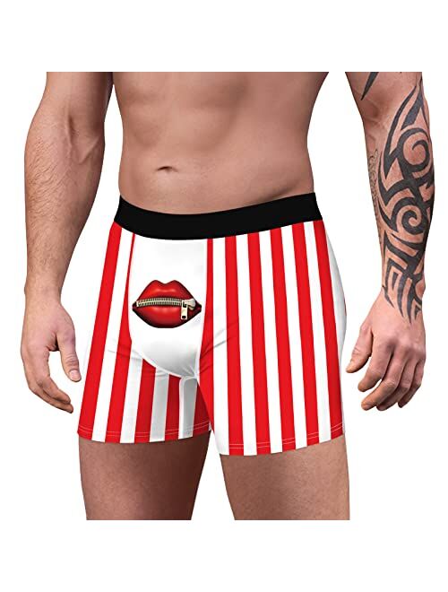 Disney Burband Mens Christmas Novelty Boxer Brief Underwear Nightmare Before Christmas Party Funny Shorts Underpants